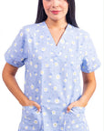 Blusa Dacrón Estampada