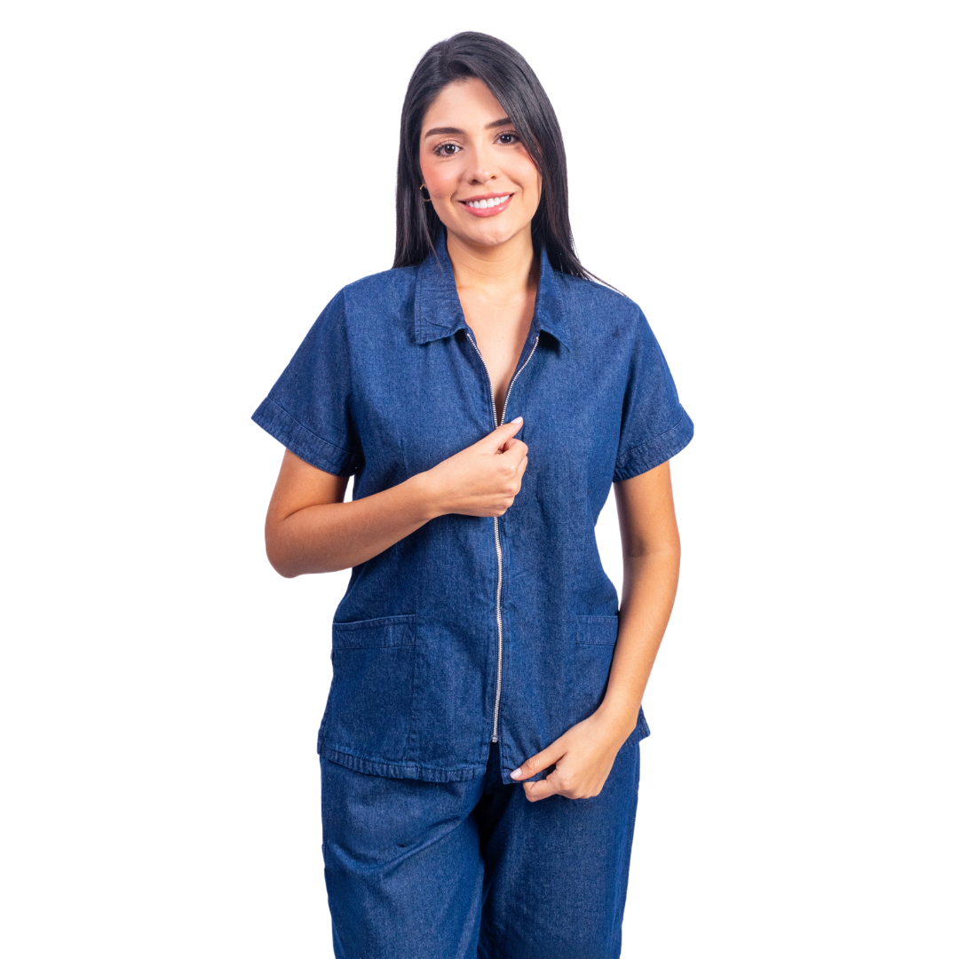 Blusa Jean Cierre