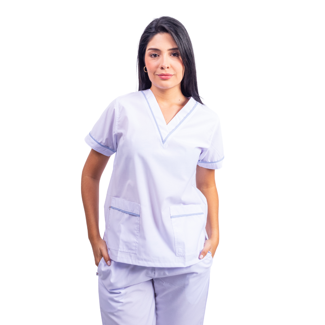 Blusa Lino Sesgos Talla Grande