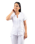 Blusa Antifluido Cierre