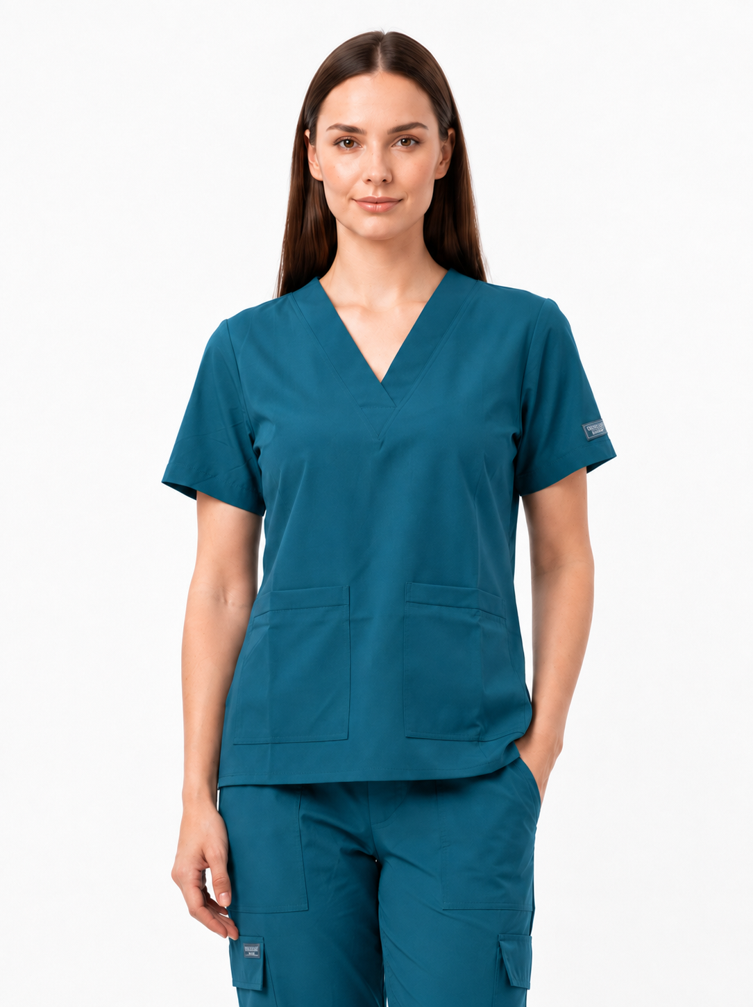 Blusa Antifluido Spandex 2 Bolsillos
