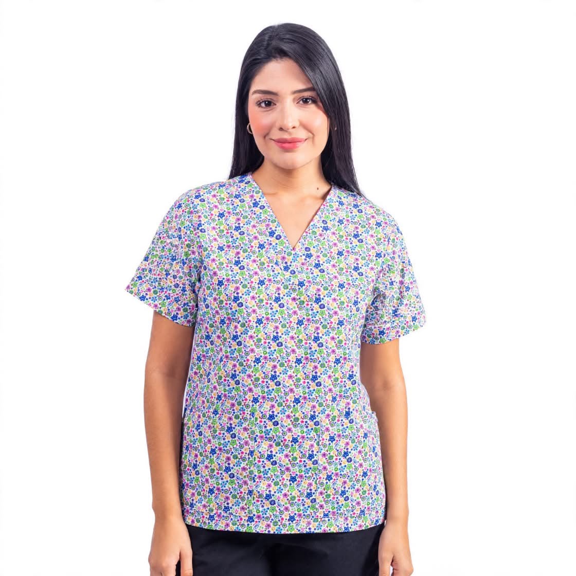 Blusa Dacrón Estampada
