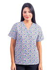 Blusa Dacrón Estampada