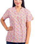 Blusa Dacrón Estampada